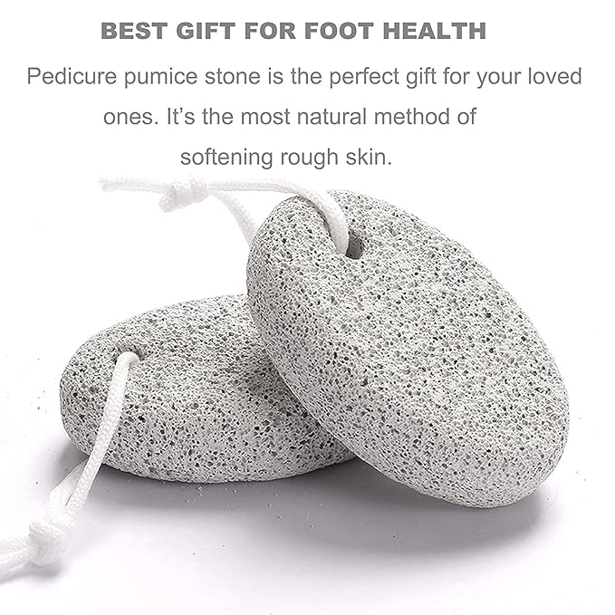 Cracked Heel Repair Kit – Pumice Stone & Silicone Heel Pads Combo (Multicolor)