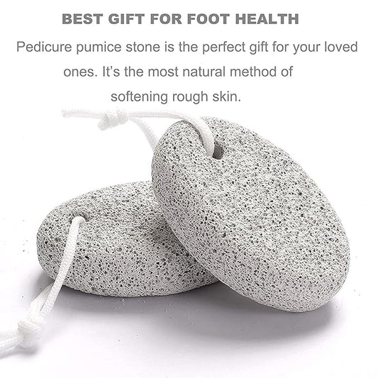Cracked Heel Repair Kit – Pumice Stone & Silicone Heel Pads Combo (Multicolor)