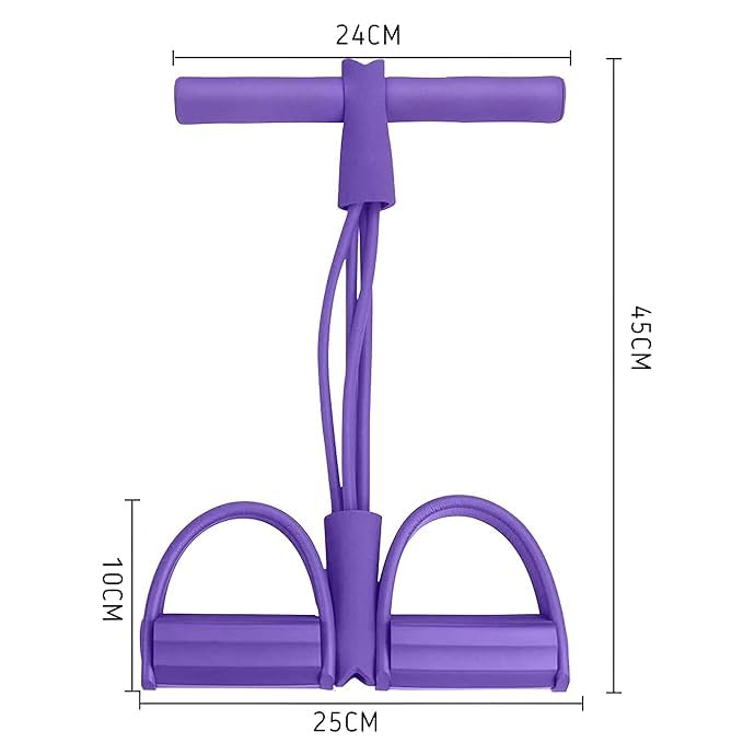 Yoga Resistance Band with Pedal Puller – Full Body Home Workout Equipment